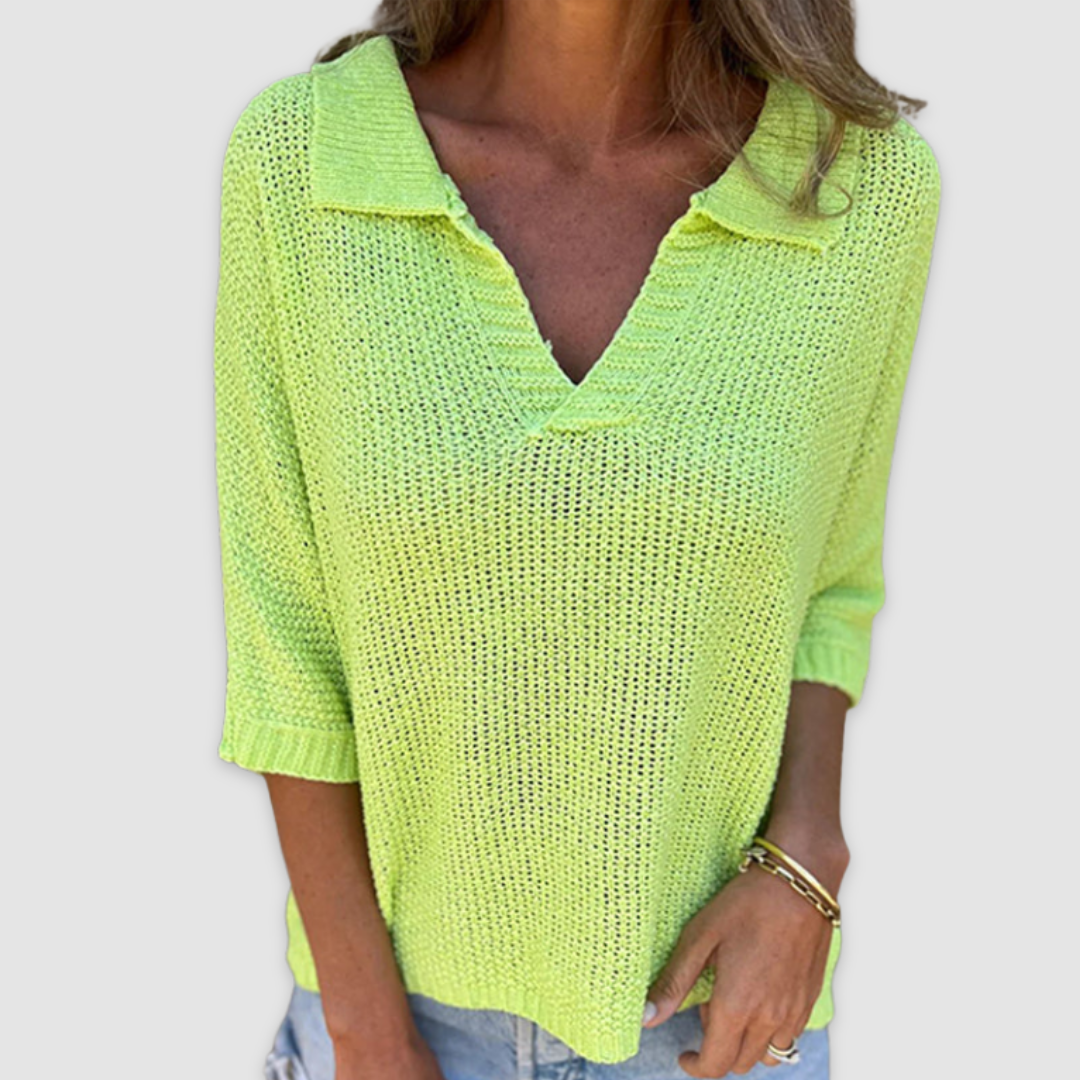 Elegant V-neck top
