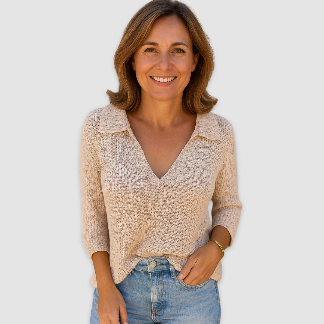 Elegant V-neck top
