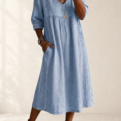 Relaxed Pocket Midi Dress