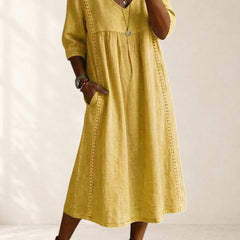 Relaxed Pocket Midi Dress