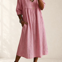 Relaxed Pocket Midi Dress
