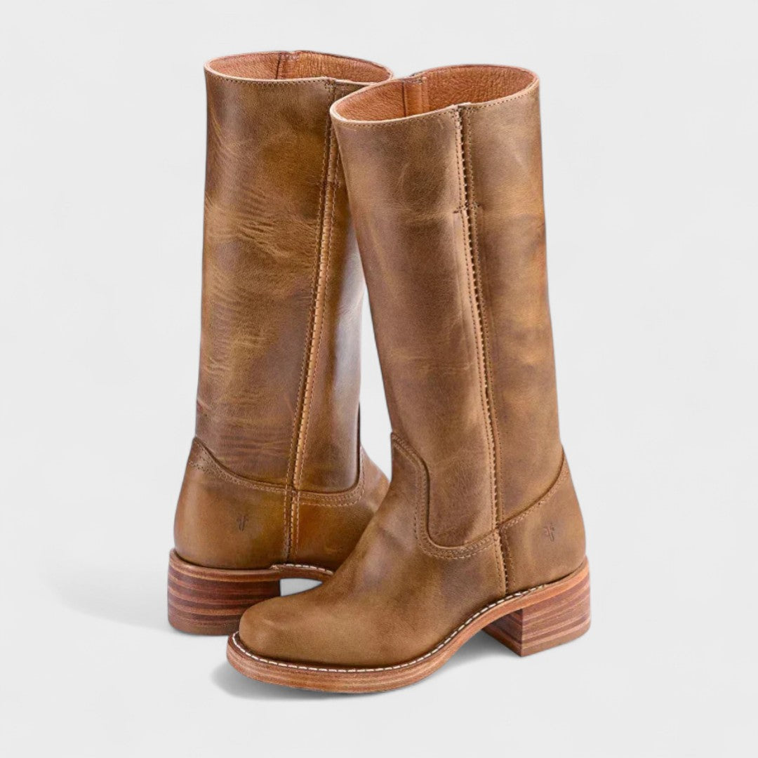 Leather Tall Boots