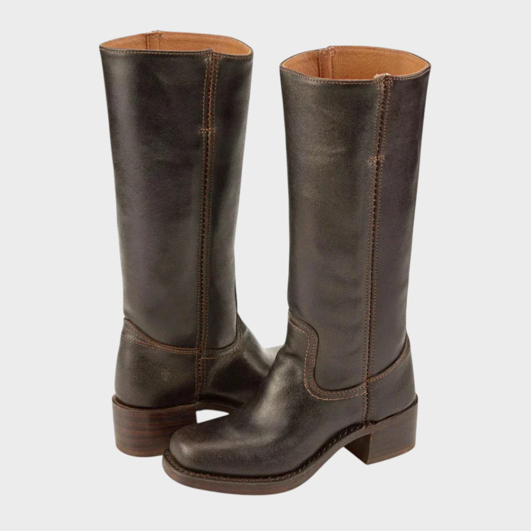Leather Tall Boots