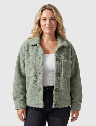 Selina | Stylish Teddy Jacket with Collar