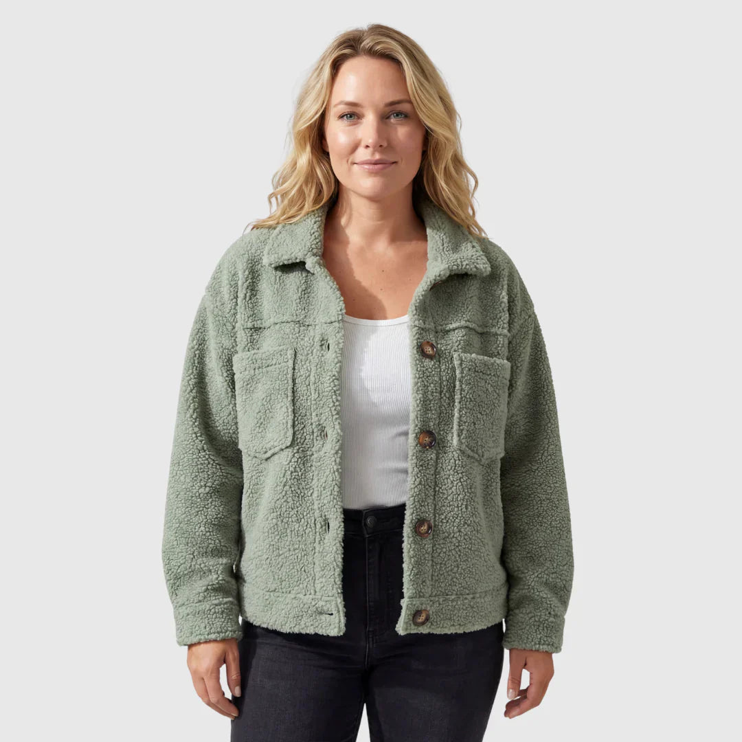 Selina | Stylish Teddy Jacket with Collar