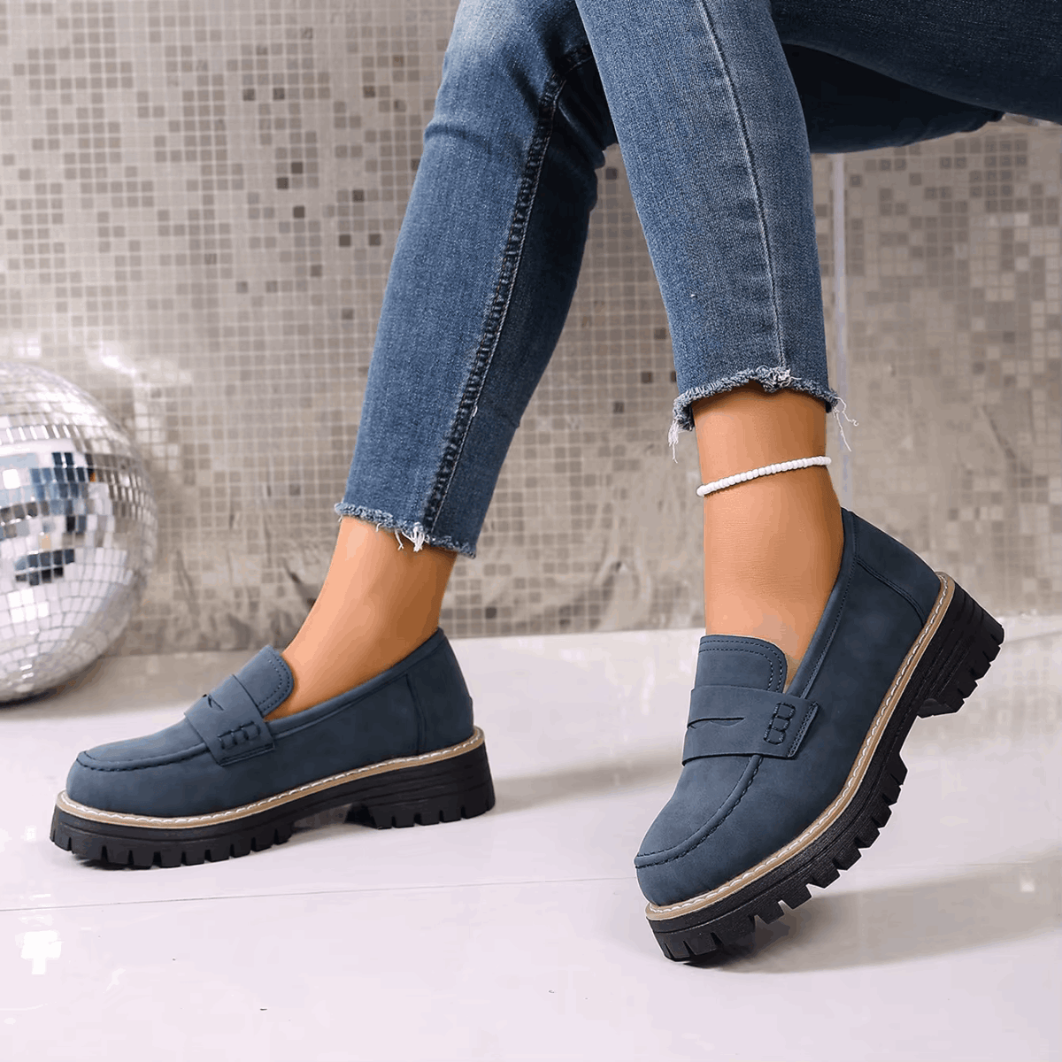 Chunky Sole Loafers
