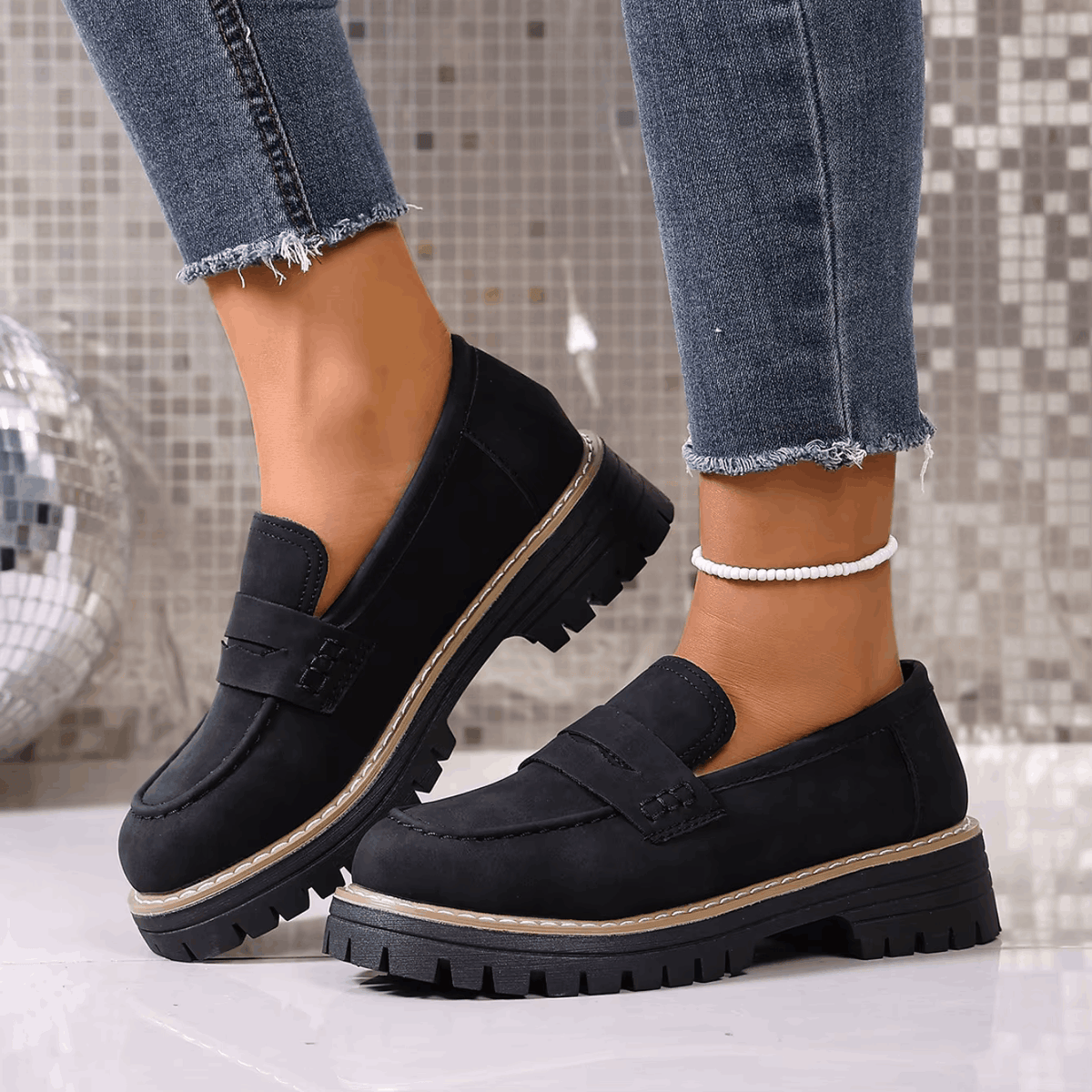 Chunky Sole Loafers