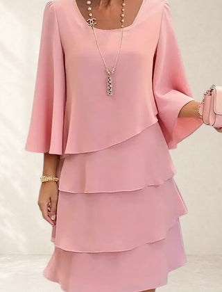 Elegant Comfort Ruffle Dress