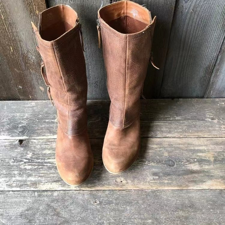 Leather Fall Boots