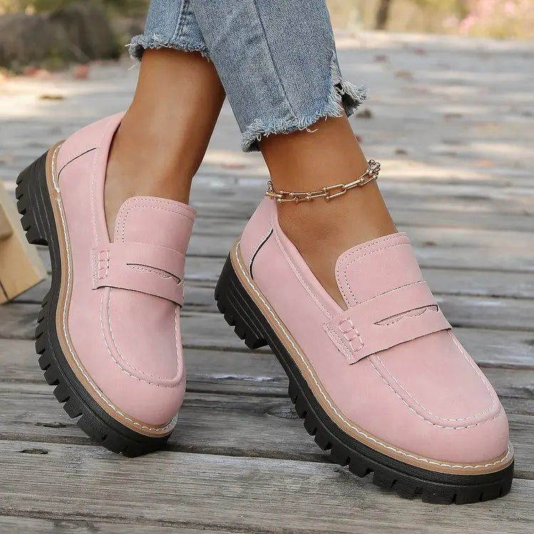 Chunky Sole Loafers