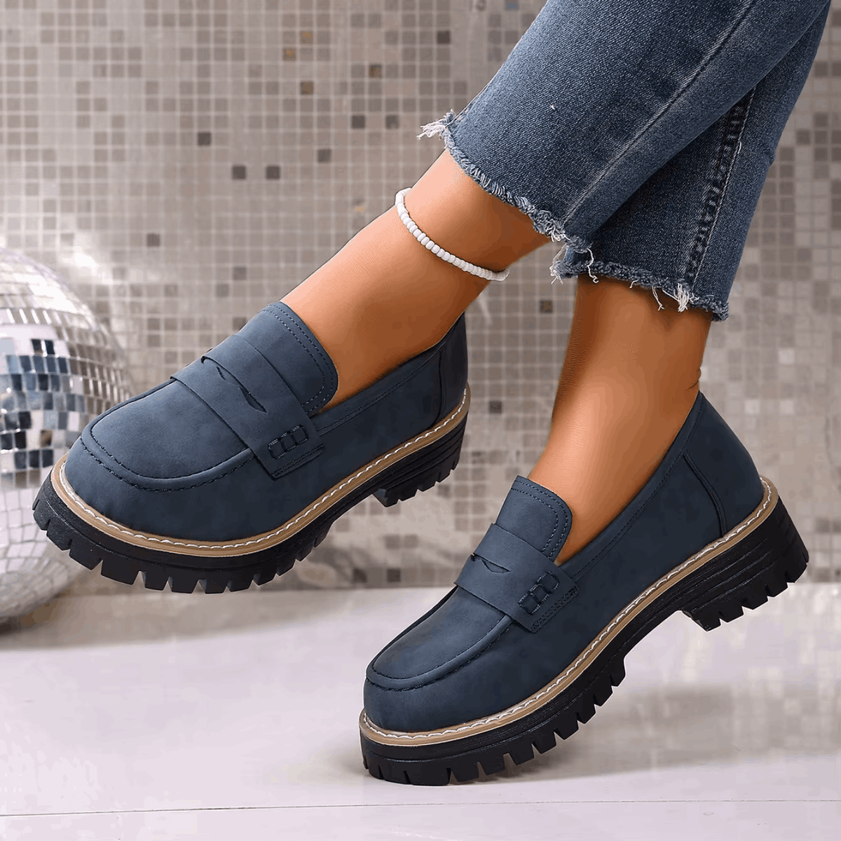 Chunky Sole Loafers