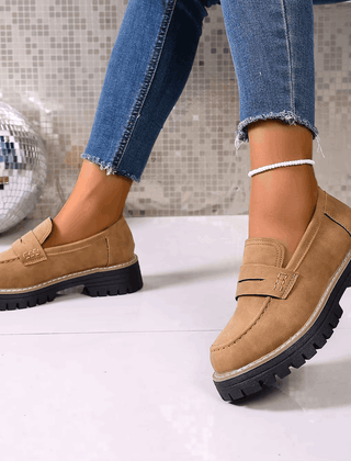 Chunky Sole Loafers