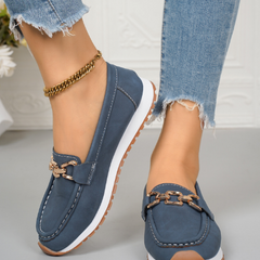 Orthopedic Flat Buckle Loafers
