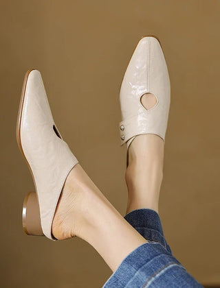 Genuine Leather Mules