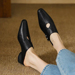 Genuine Leather Mules