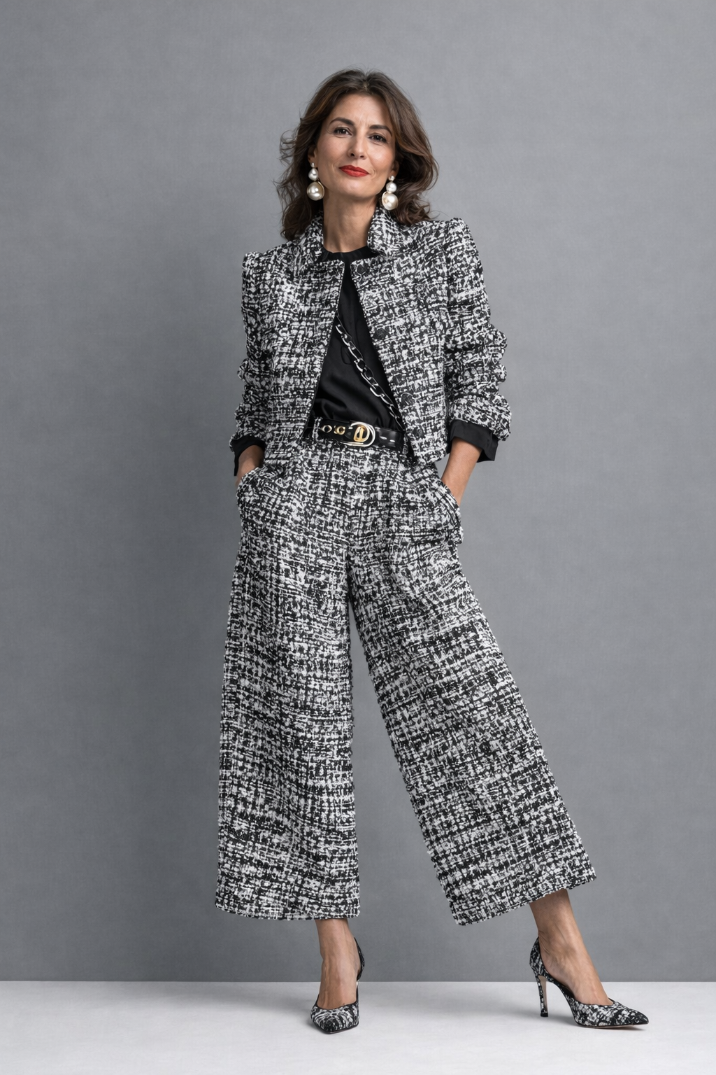 Chic Blouse and Pants Set