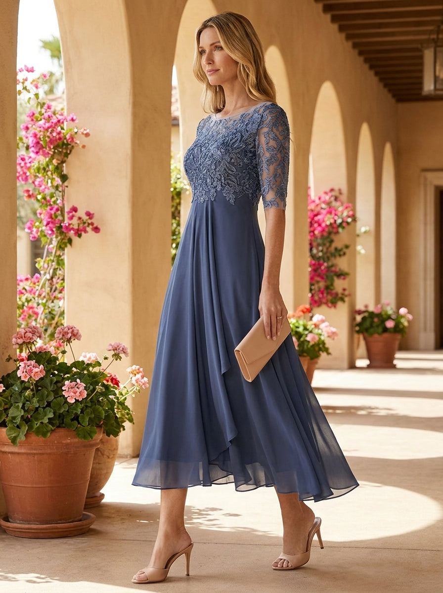 Ruched Midi Dress