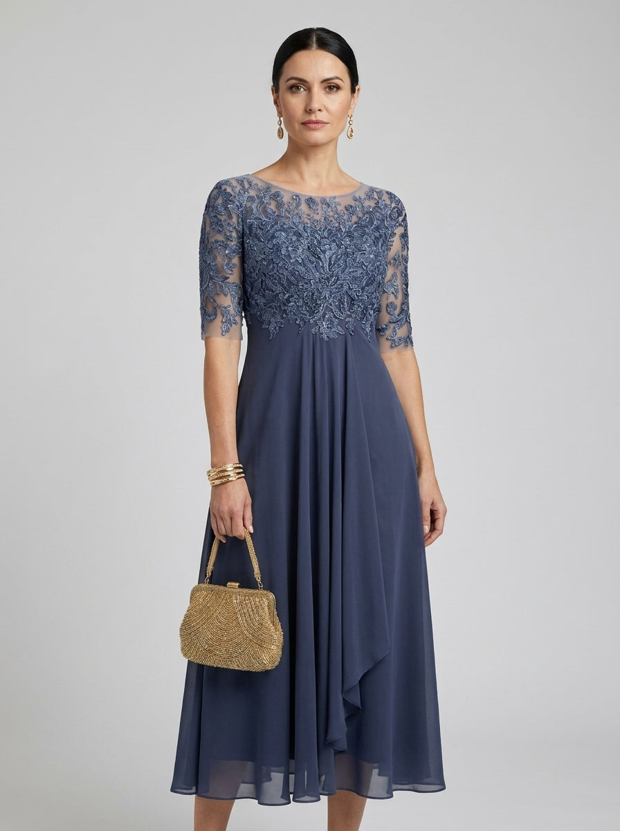Ruched Midi Dress