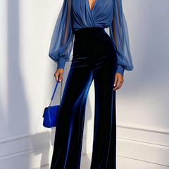 Alessia | V-Neck Stretch Jumpsuit
