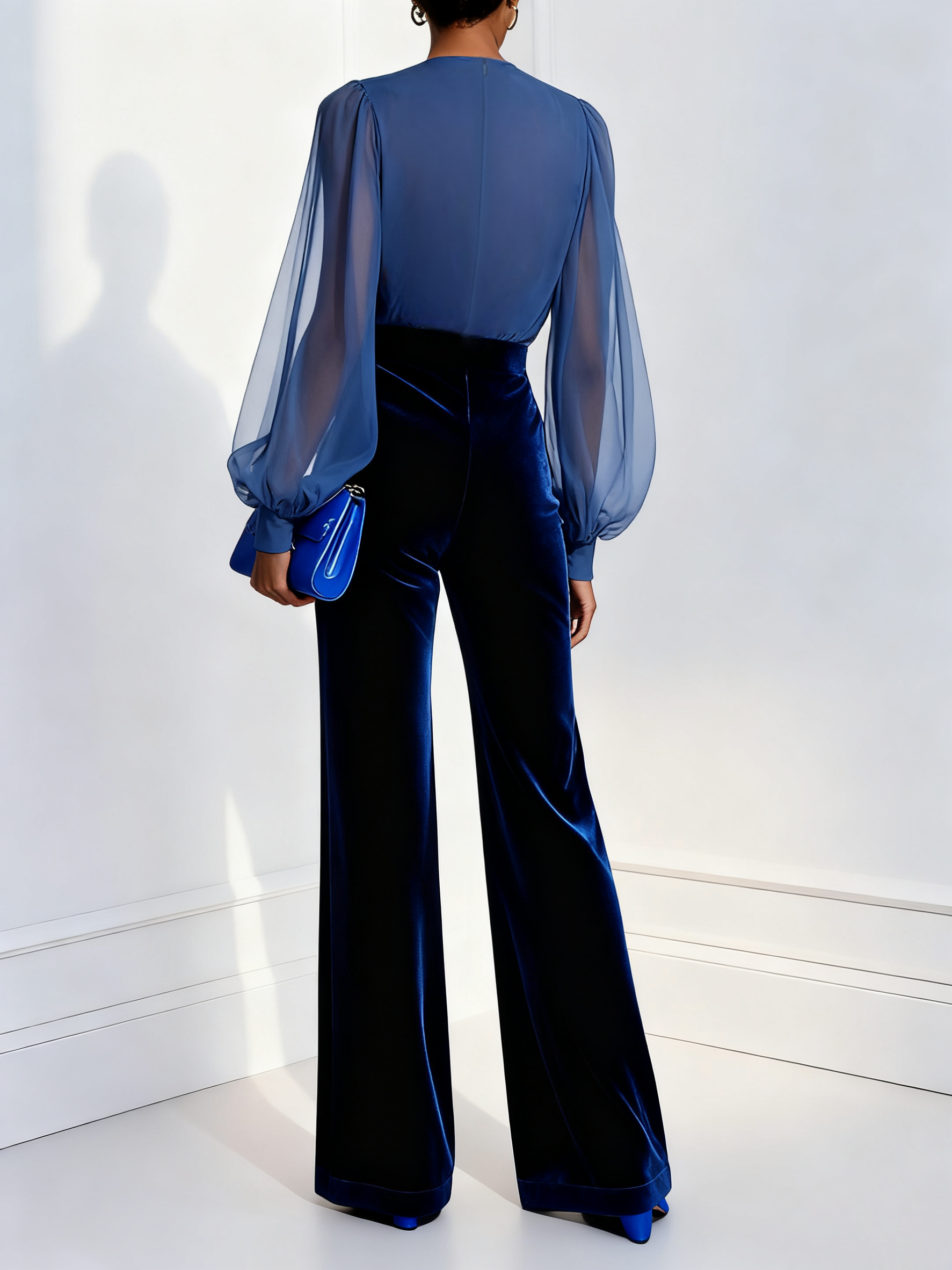 Alessia | V-Neck Stretch Jumpsuit
