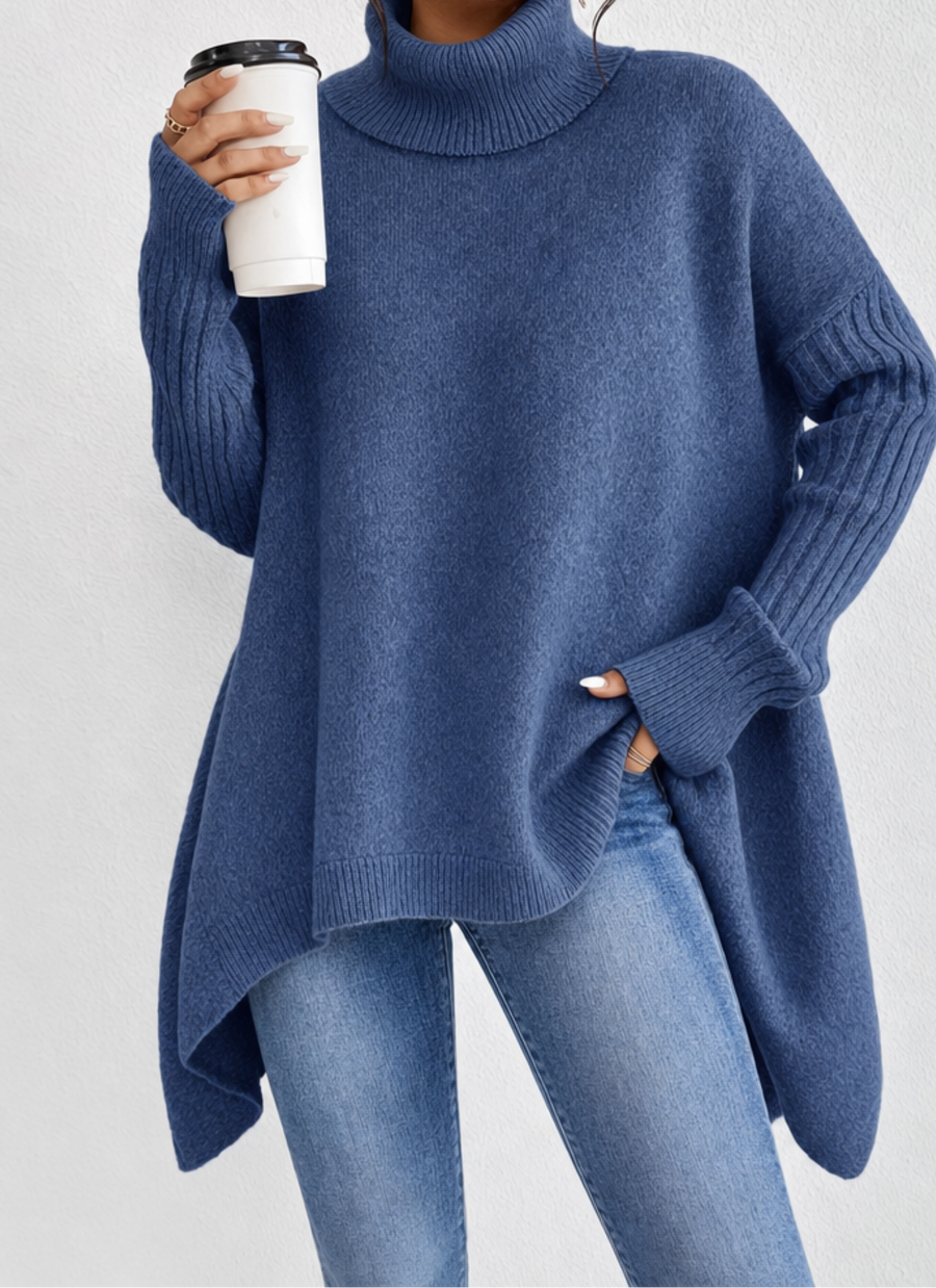 Turtleneck Knit Sweater