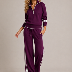 Zip Sweater Set