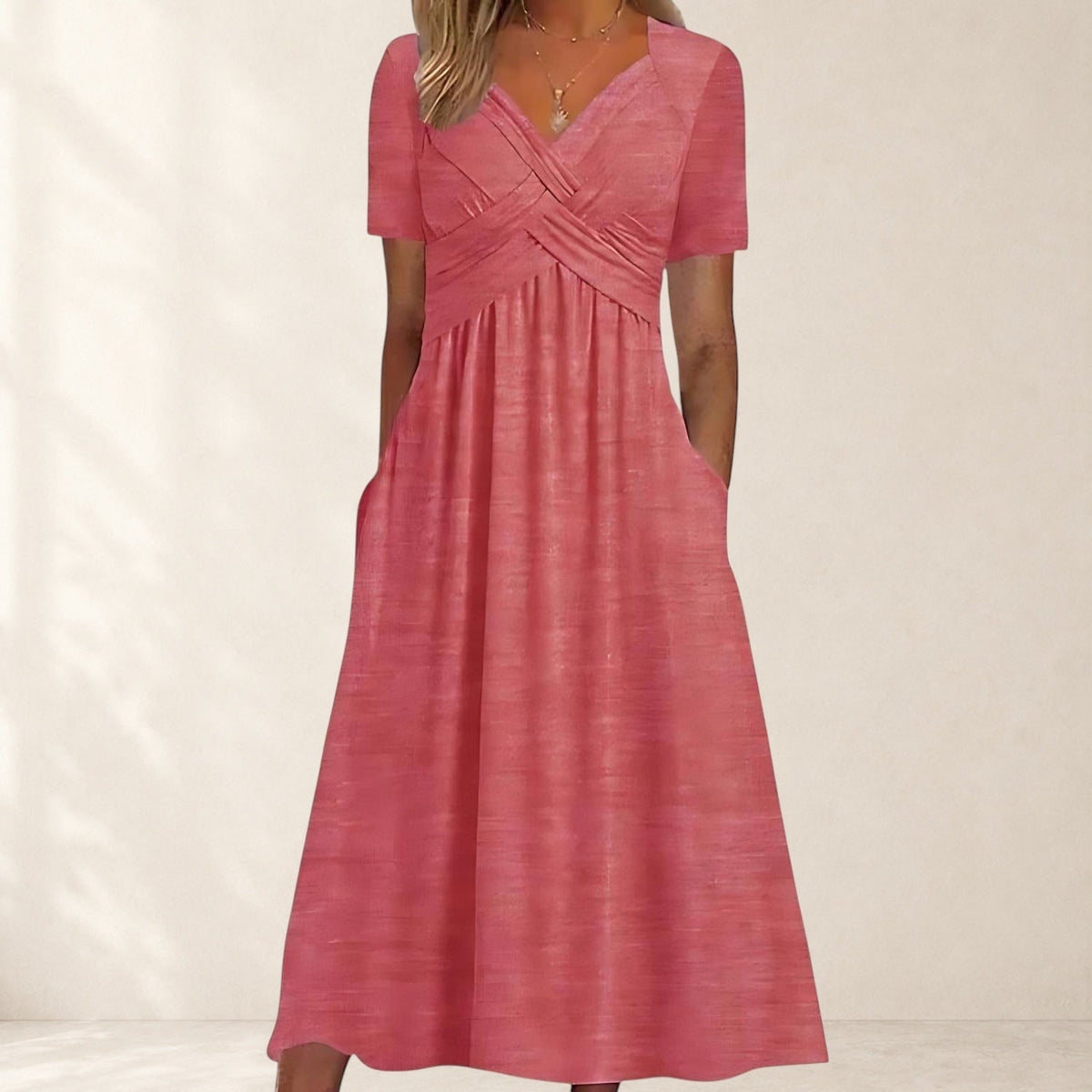 Midi Dress with Tummy Control
