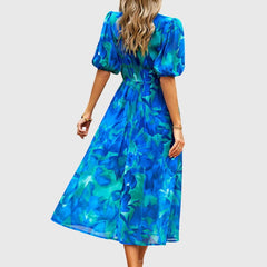 Flattering Floral Midi Dress