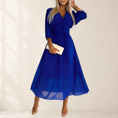 Lightweight Silky Chiffon Dress