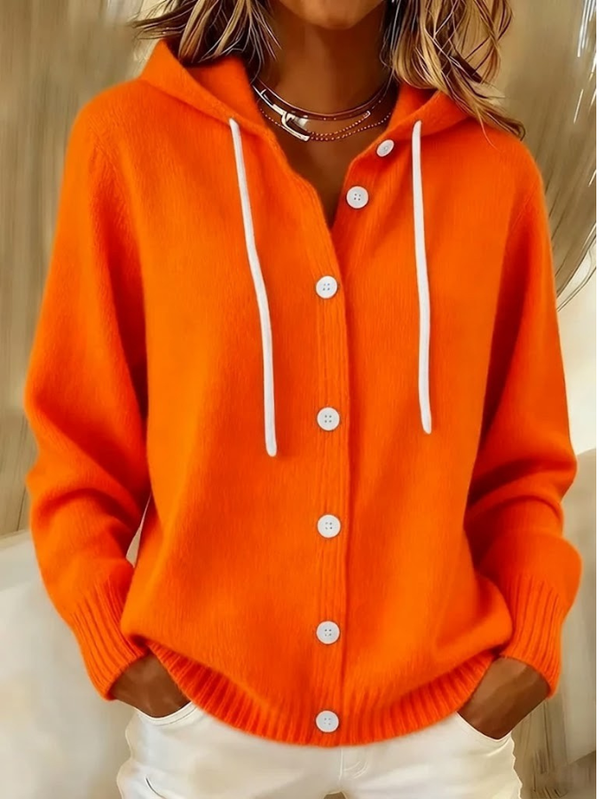 Bella | Cozy Hooded Knit Cardigan