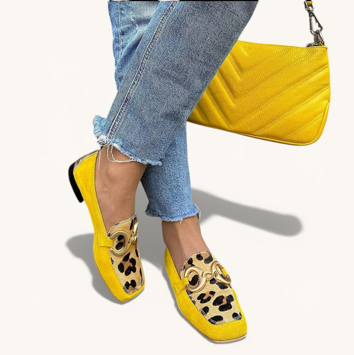 Animal Print Loafers