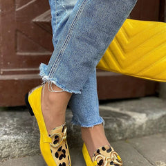 Animal Print Loafers