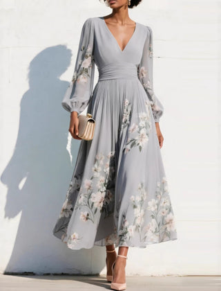 Nadine | Sweetheart-Neckline Midi Dress