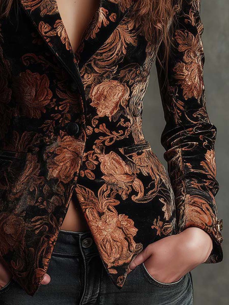 Floral Tailored Blazer