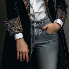 Ornate Longline Blazer