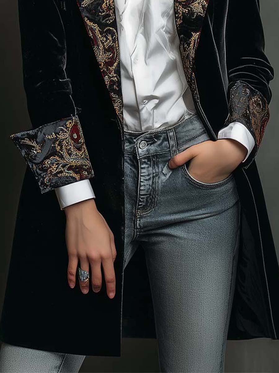 Ornate Longline Blazer