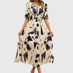 Flattering Floral Midi Dress