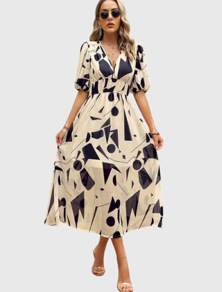 Flattering Floral Midi Dress