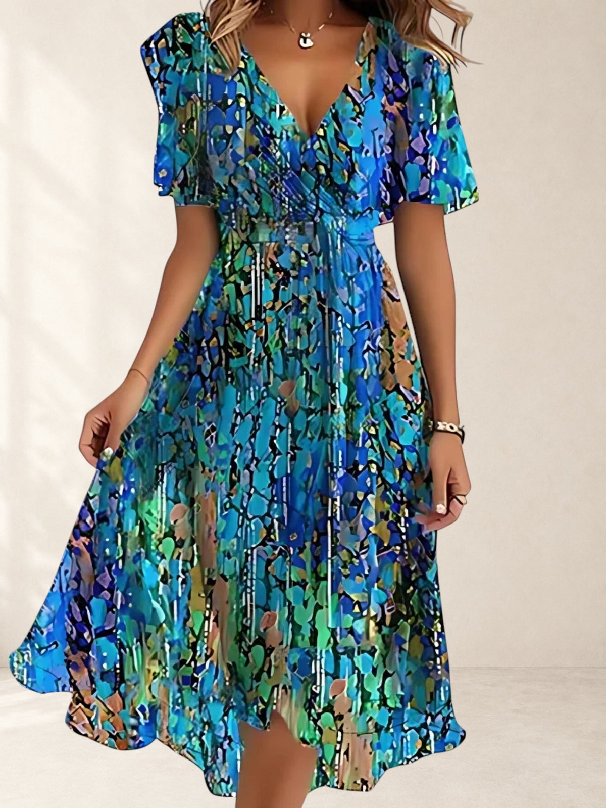 Summer Dress With Belly Cover