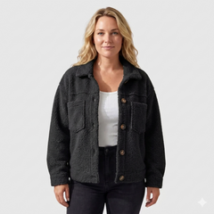 Selina | Stylish Teddy Jacket with Collar