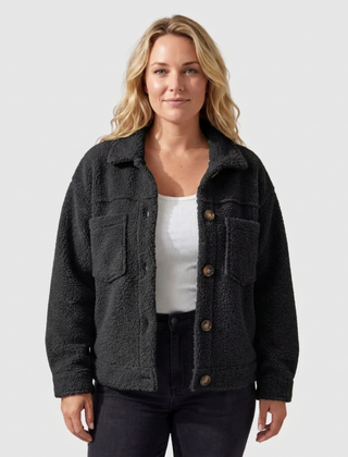 Selina | Stylish Teddy Jacket with Collar