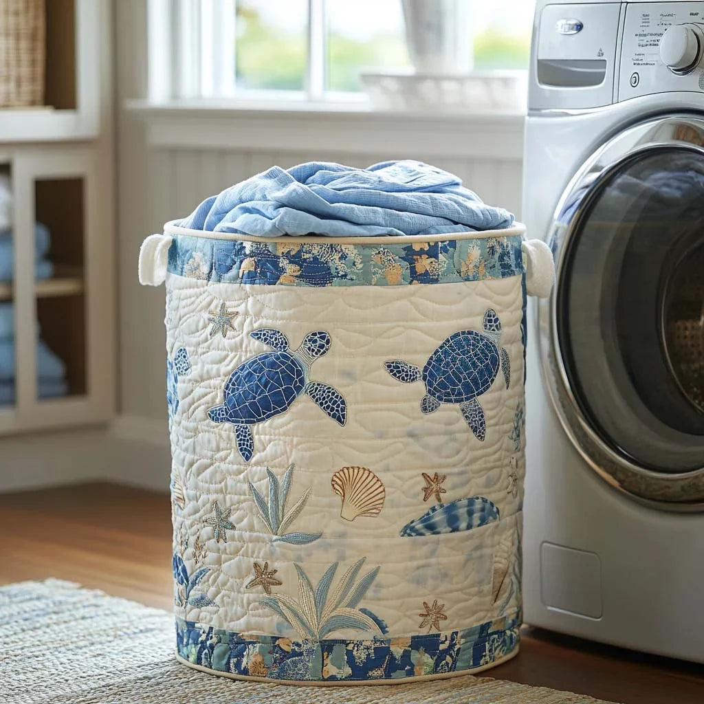 Turtle Cove Laundry Basket