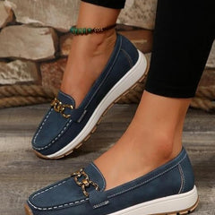 Orthopedic Flat Buckle Loafers