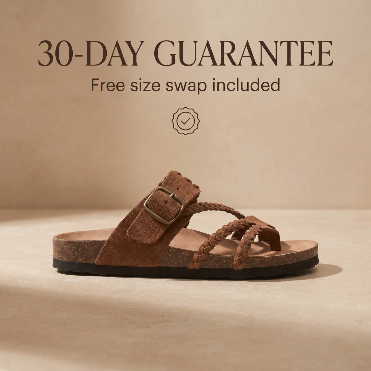 Braided Cork Sandals