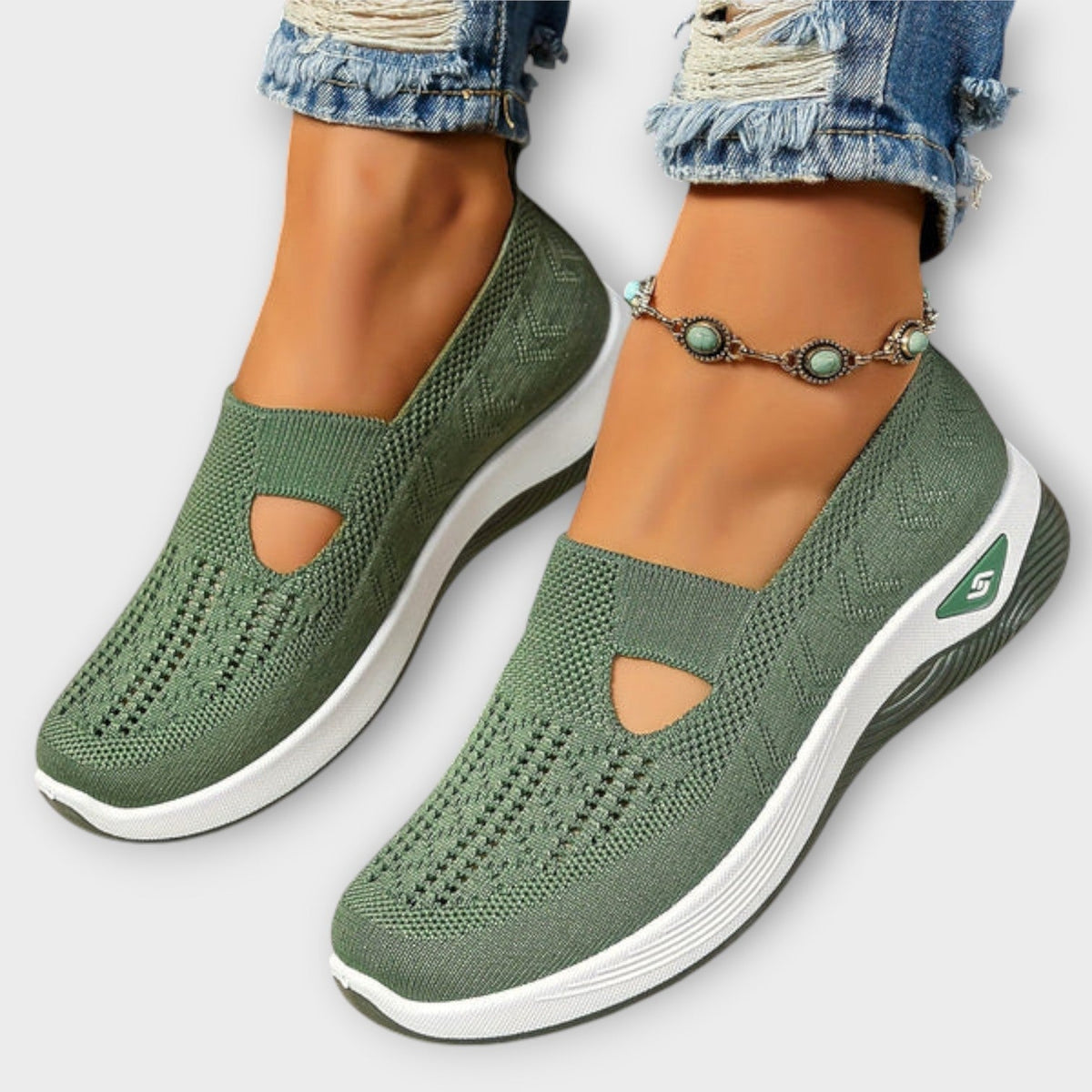 de Paseo Slip-On de Punto Confort