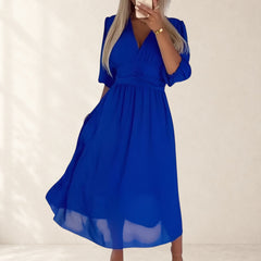 Lightweight Silky Chiffon Dress