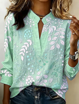 Botanical Print Blouse