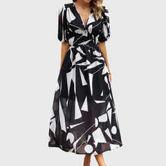 Flattering Floral Midi Dress