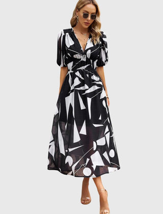 Flattering Floral Midi Dress