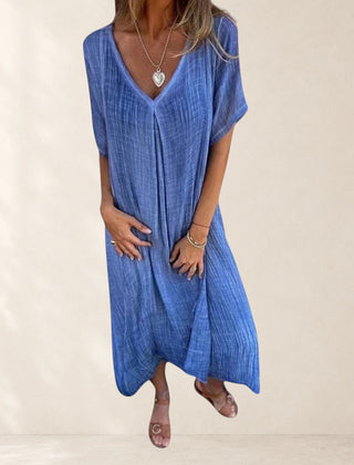Elegant Lightweight V-Neck Dress